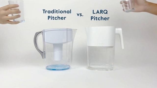 LARQ Pitcher Demo Vs. A Traditional Water Pitcher