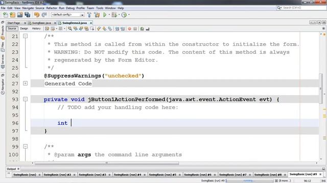 Swing Example using Drag and Drop using Netbeans IDE in Java by Shiva Sir in Hindi смотреть онлайн