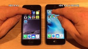 iPhone 5 iOS 9.0 (Build 13A344) vs iOS 8.4.1 (Final)