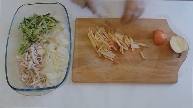 Вкусный салат из кальмара Рецепт смотреть онлайн