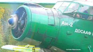 Работа звездообразного двигателя АШ-62ИР (1000 л.с.) на самолёте Ан-2