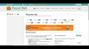 "Febbit com" - ВЫВОД!!! 1000 сатоши вывел на Faucet Hub!!!! Заработок биткоинов!!!!