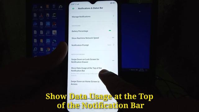 Realme 5 : Show Data Usage at the Top of the Notification Bar | Realme 5 Tips and Tricks смотреть онлайн