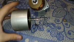 Асинхронный двигатель с наружным ротором. Обзор, ревизия, пуск.
