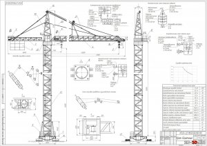 Расчет и проектирование башенного крана г/п 20 т