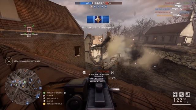M1917 MG - КОНКУРЕНТ ПЕРИНО | BATTLEFIELD 1 смотреть онлайн