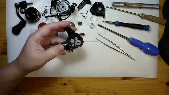 Катушка Okuma Ceymar CXT-10 - разбор+апгрейд своими руками.