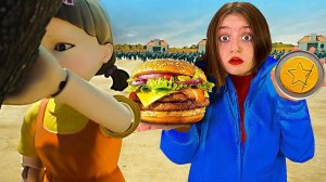 ЭКСТРЕМАЛЬНЫЙ Бургер Челлендж с Кальмаром!!