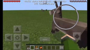 Как одеть сундук на осла в Minecrafte PE 0.15.3