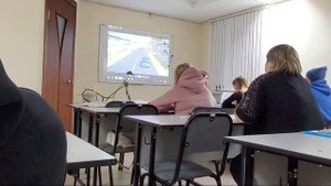 Как проходят занятия в автошколе АВТОПРОФИ г.Омск.