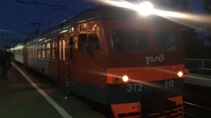 "Последний электропоезд на карантине!*" Отправление электропоезда ЭТ2 - 018