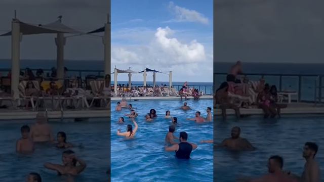 Water polo in pool