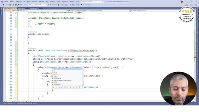 Application Web - CRUD Basique - Microsoft ASP.NET Core 5 - Première Partie смотреть онлайн