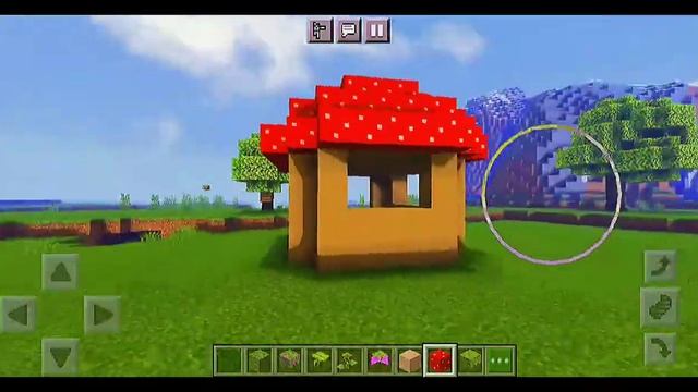 Как построить дом-гриб в Майнкрафт? туториал на дом-гриб! смотреть онлайн