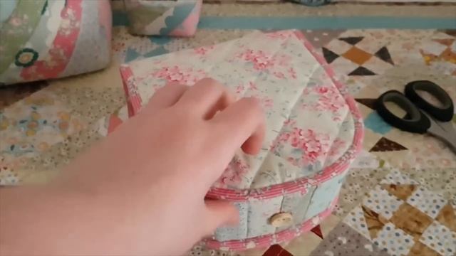 Пэчворк. Короб , салфетка " Сердца", новые блоки. Покупки. смотреть онлайн