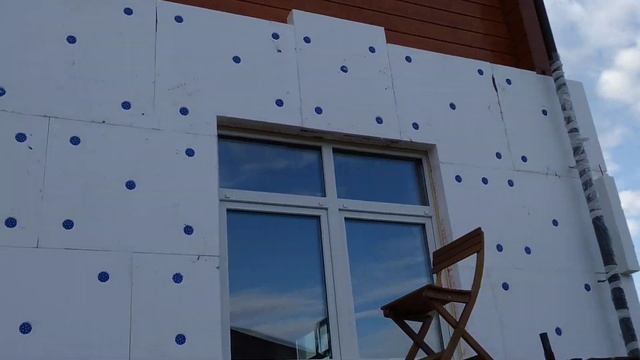 Дом Гуд Вуд из газобетона утепляем фасадным пенопластом ППС16Ф 120мм, система Ceresit смотреть онлайн