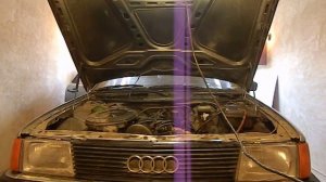 Audi-100 запуск мотора DS после длинного простоя