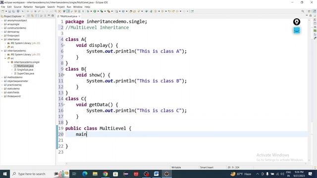 "Java Multilevel Inheritance Explained: Master Object-Oriented Programming!" смотреть онлайн