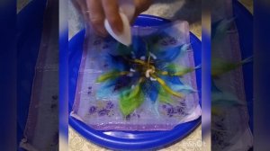 Мастер-класс "Цветок в технике мокрого валяния"