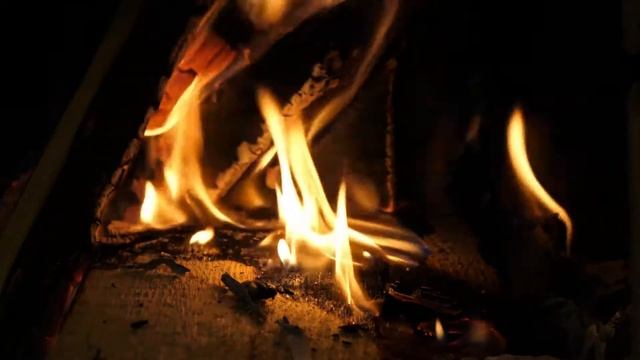 Огонь. Костер. Треск дров смотреть онлайн