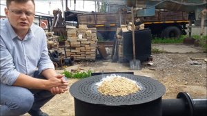 Автоматический розжиг пеллет на ретортной горелке ВСКЗ