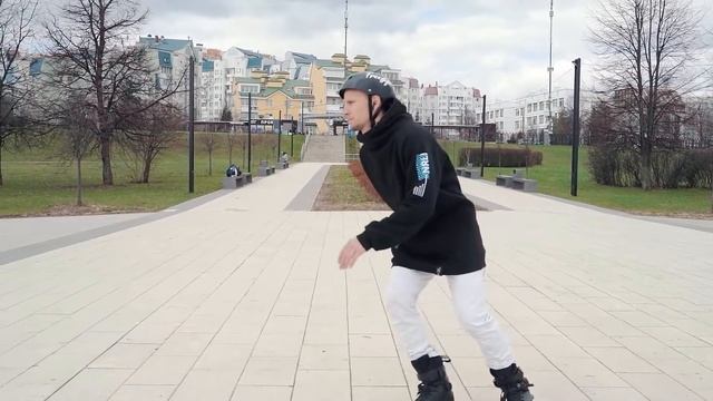 Спуск по лестнице на роликах. Ознакомительный фрагмент видеоурока от НЛИ смотреть онлайн