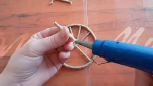 ВЕЛОСИПЕД ПОДЕЛКИ СВОИМИ РУКАМИ//ИЗ ДЖУТА ЛЕГКО И ПРОСТО