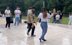 Парни Танцуют Классно Zaqatala Park Lezginka 2023 Чеченская Лезгинка Kavkaz Dance Ловзар ALISHKA
