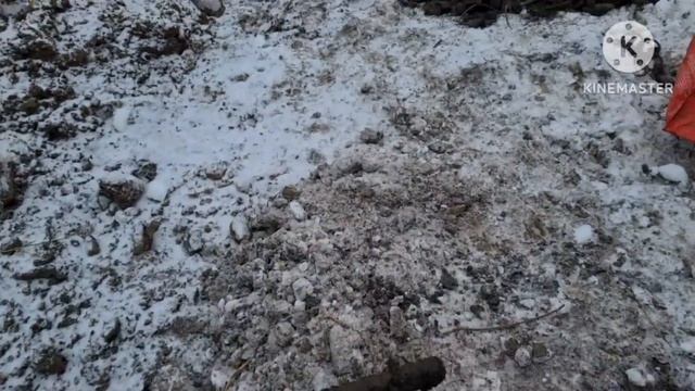 Миниэкскаватор. Коп металла экскаватором.