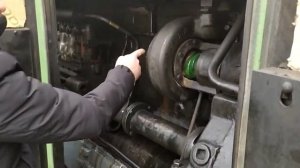 дизель ПД1М  тепловоза ТЭМ2У-8186 , под капотом тепловоза