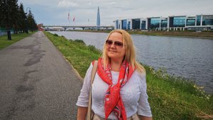 По скоростной трассе над Финским заливом. Лучшие виды. ЗСД, Санкт-Петербург