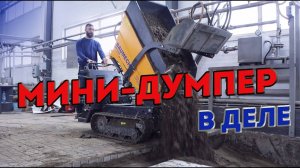 Мини-Думпер l В РАБОТЕ l УСПЕТЬ ЗА 24 ЧАСА l Отзыв клиента #минидумпер #dumper #baumech