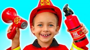Песенка для детей про пожарных - Детские песни от Майи и Маши