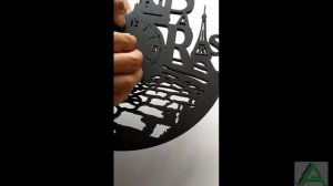 Настенные часы Париж | Настенные часы из дерева