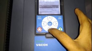 Vacon VFD: How to change frequency in Local Mode.( Hindi version)