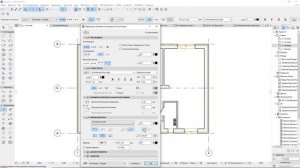 ArchiCAD: Сетка Осей | Автопроставляемые размеры