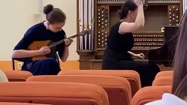 Андрей Артемов. «Стансы» для домры и фортепиано, 3 часть. смотреть онлайн