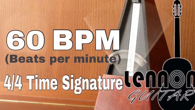 METRONOME 60 BPM 4/4 Time Signature смотреть онлайн