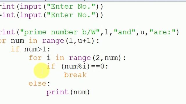 Python Tutorial for beginners :6 Display Prime Number in python [Hindi]