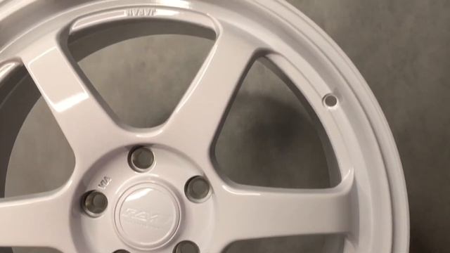 Диски Rays TE37 White
