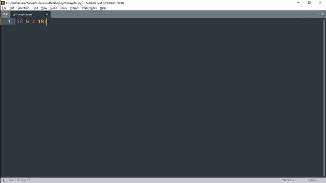 Python Syntax in 5 minutes || Indentation || #python #pythonprogramming #codingforbeginners