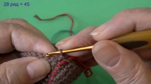 Слон крючком. Амигуруми. Часть 3. Передние ноги.