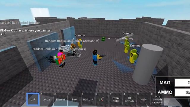 Roblox Development - Edited FE Gun Kit Test #6 смотреть онлайн