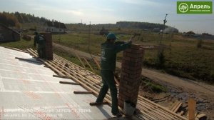 Устройство кровли из металлочерепицы / СК Апрель