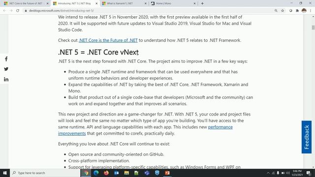 Part 2. Future of .NET.