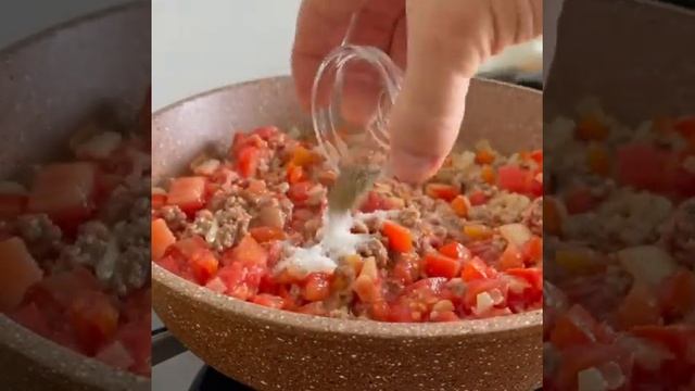 Ленивая лазанья на сковороде такого вы еще не пробовали!