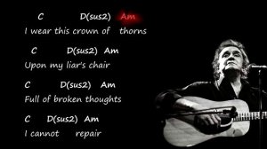Johnny Cash - Hurt - Chords & Lyrics