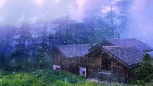 Heavy Rain To Sleep Immediately - Rain Sounds For Sleeping - Thunderstorm Sounds, Study, ASMR