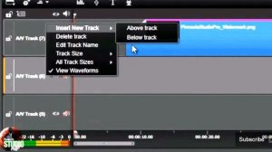 Pinnacle Studio 16 как добавлять новые, дополнительные AV дорожки