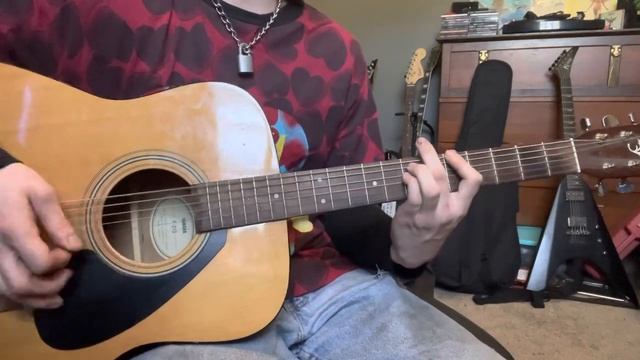lithium - nirvana solo acoustic cover.